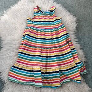 Hanna Andersson striped dress size 6-7